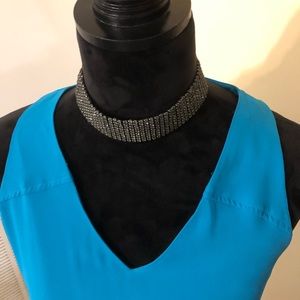 Banana Republic Turquoise Sleeveless Blouse.